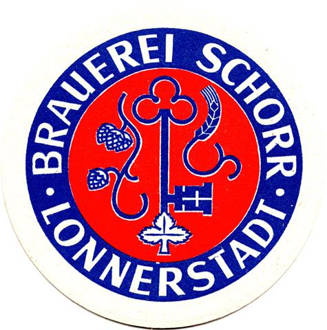 lonnerstadt erh-by schorr rund 1a (215-hg rot-ring blau)